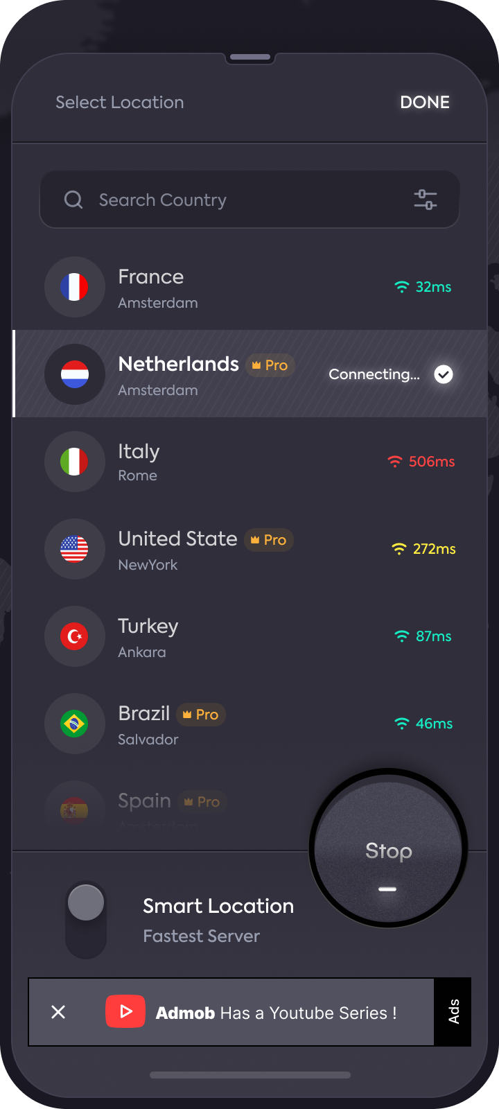 TeraVPN Server List